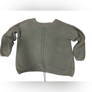 Elegant Women's Knit Sweater in Gray